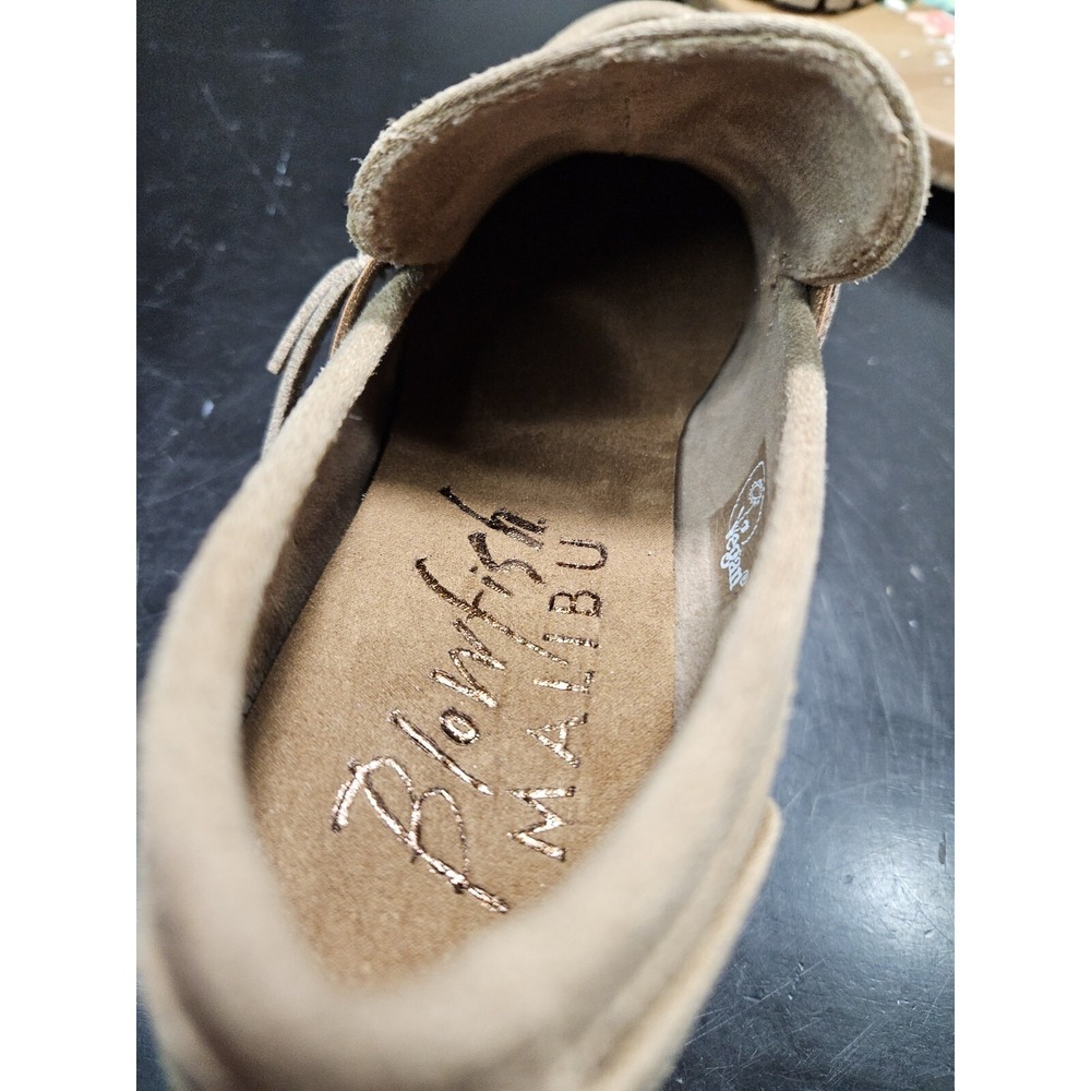 BLOWFISH Malibu Lahtay *NWOB* Lug Sole Loafer Vegan Platform Animal Print Sz W/7 - Picture 13 of 16